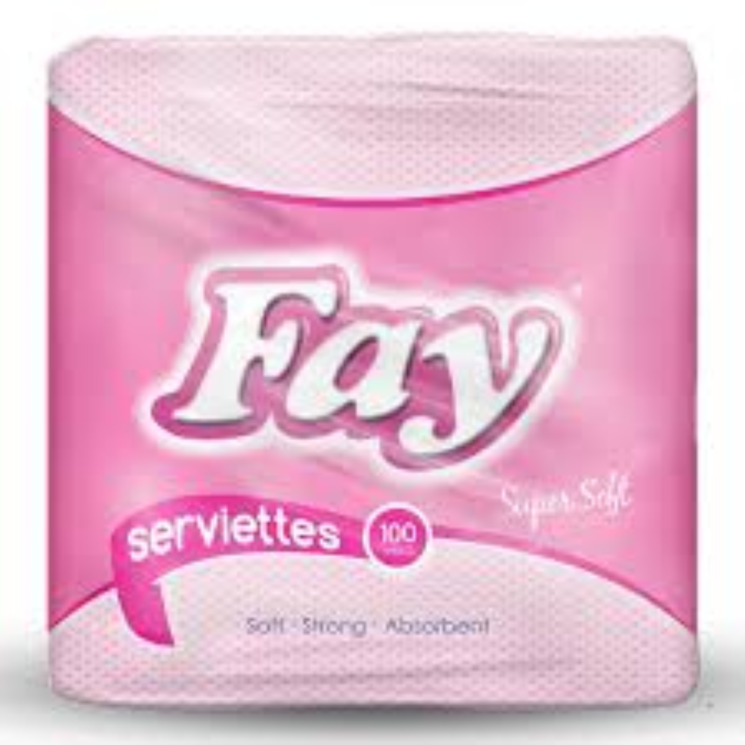 FAY SERVIETTES PINK 100S